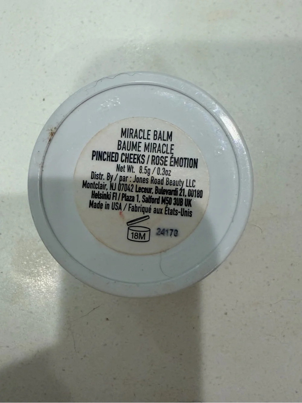 Jones Road Mini Miracle Balm Pinched Cheeks